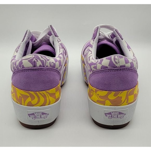 VANS Old Skool Stacked Sneakers 'Wavy Daze' - Picture 6 of 8